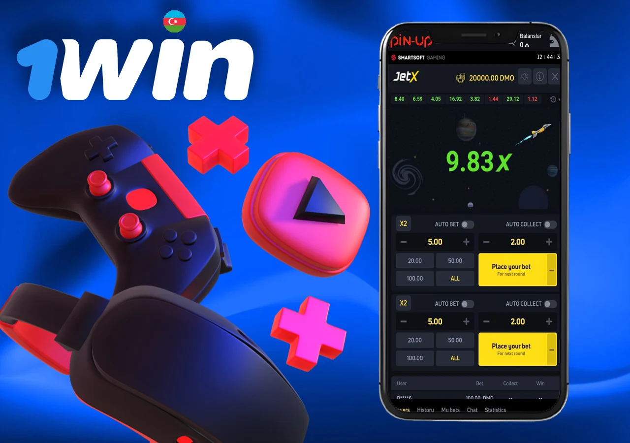 1Win JetX oynamağın əsas üstünlükləri