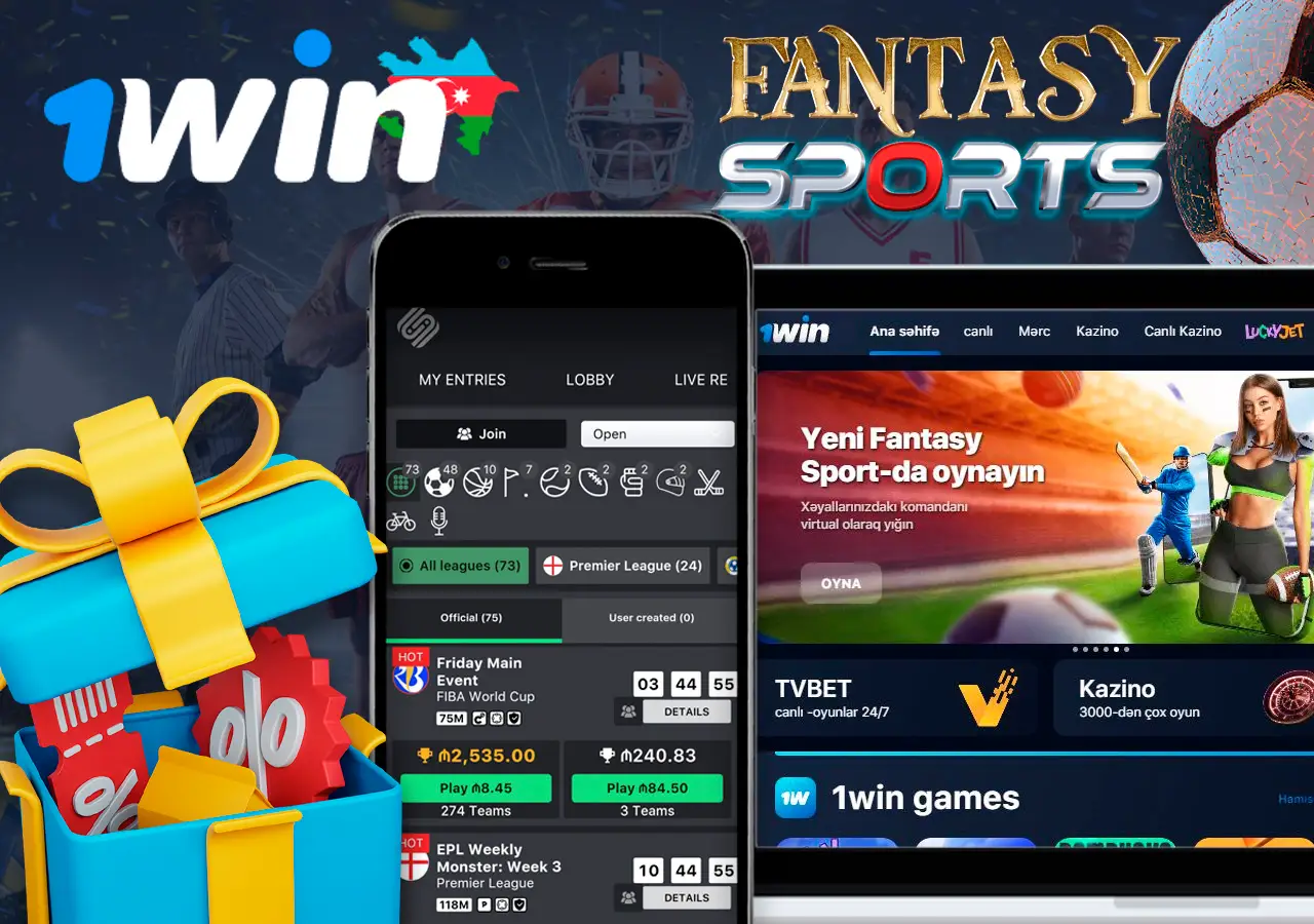 Fantaziya idman oyunlarının geniş seçiminə daxil olun