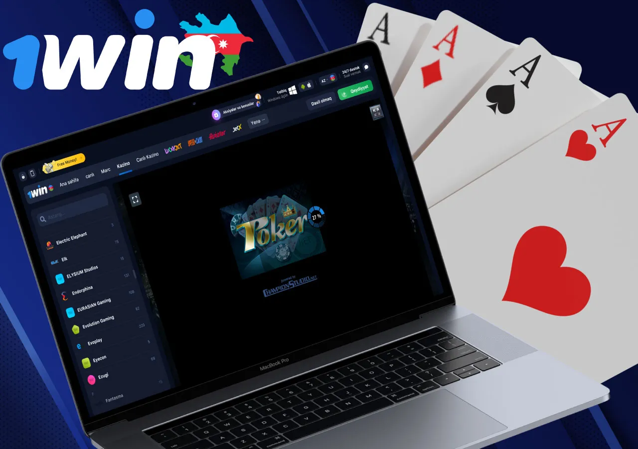 1Win-də poker oynamağın üstünlükləri